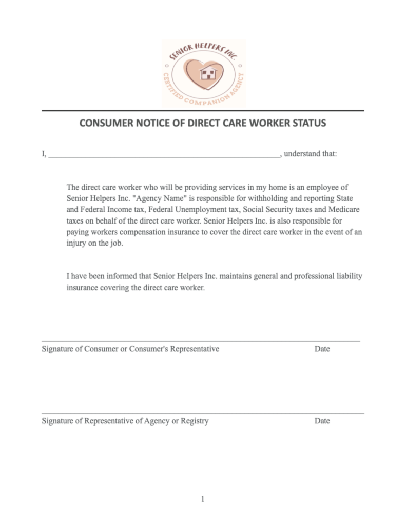 Consumer Notice